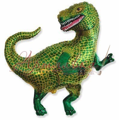 Шар фольга Фигура 82х84см Динозавр Тиранозавр