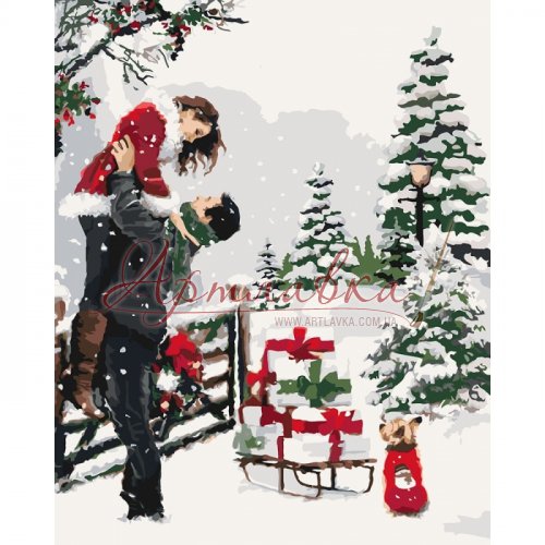 Картина по номерам Приятные подарки, 40*50см