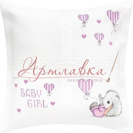 Набор для вышивки крестиком Luca-S Подушка PB188 Baby Girl