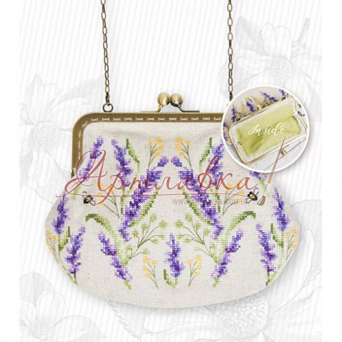 Набор для вышивки крестиком Luca-S Сумочка bag027 Лаванда