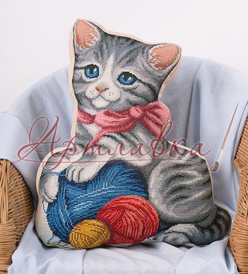 Набір для вишивання Panna 1884 Подушка Моє кошеня