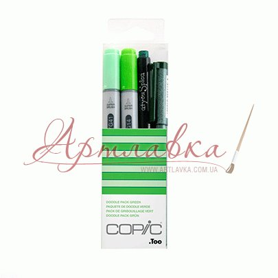 Набір маркерів Copic Ciao Set Doodle Pack Green