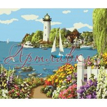 Картина по номерам Райский уголок, 40*50см