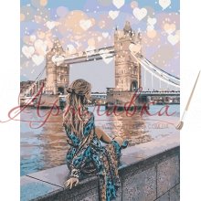 Картина по номерам Романтичный Лондон, 40*50см