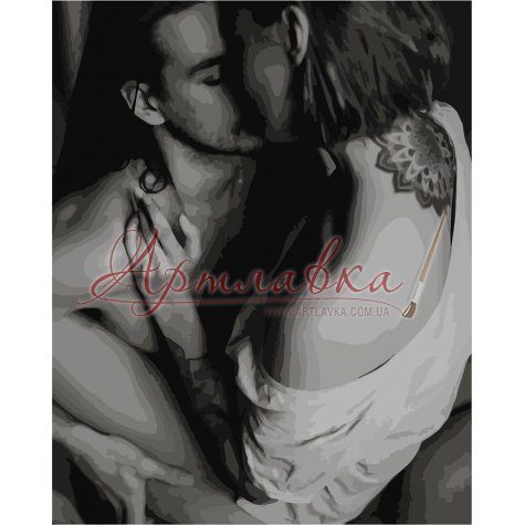 Картина по номерам Идейка Пламенные объятия, 40*50см