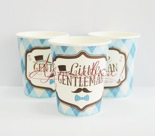 Бумажные стаканчики Маленький джентельмен, 10шт/уп