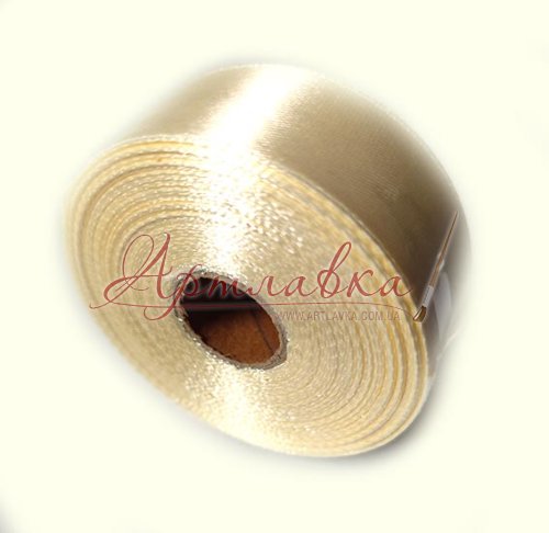 Лента атласная Шампань, 2,5см