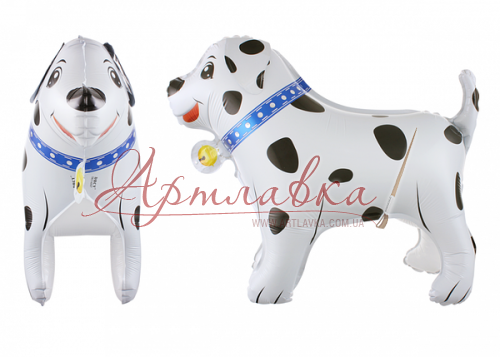 Шар фольга  Фигура ходячая 59х55 см. Далматинец