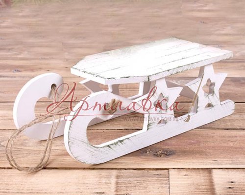 Саночки для декора под елку, большие