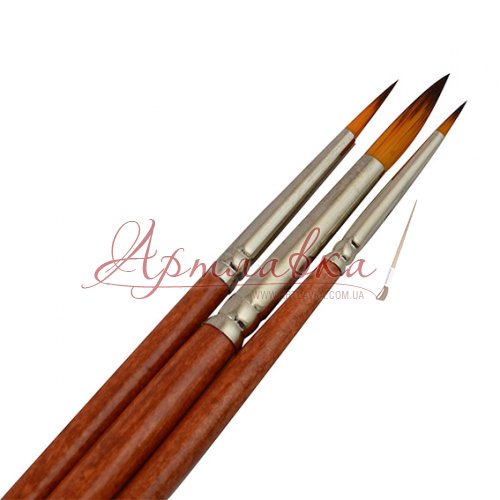 Набір пензлів Studio №1, крулі 3шт/уп