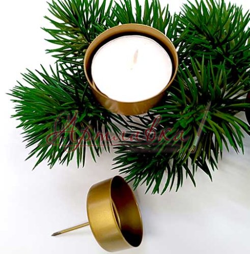 Подставка для свечи металлическая
