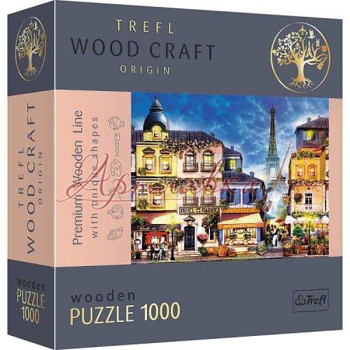 Деревянные фигурные пазлы Wood Craft Origin Французская алея, 1000 эл. Trefl