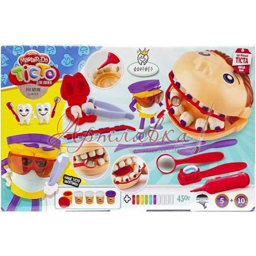 Набор теста для лепки Master Do Дантист