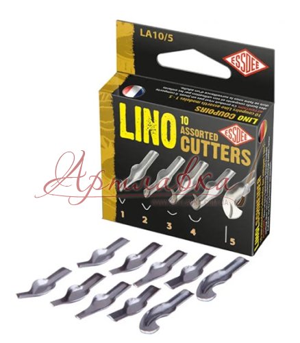 Набір Essdee Lino Cutters Різці і тримач, 10шт, 5 видів