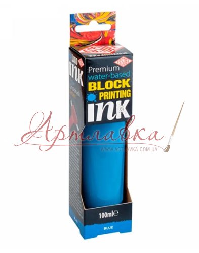 Чорнило для ліногравюри Essdee Premium Block Printing Ink, синій, 100 мл