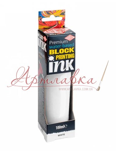 Чорнило для ліногравюри Essdee Premium Block Printing Ink, білий, 100 мл