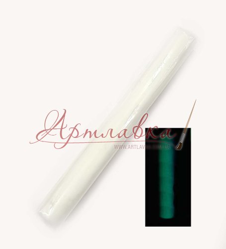 Полимерная глина Bebik, Люминофорный, бирюзовое свечение, 17г