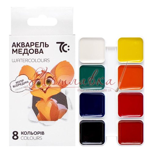 Акварель медова, 8 кол.