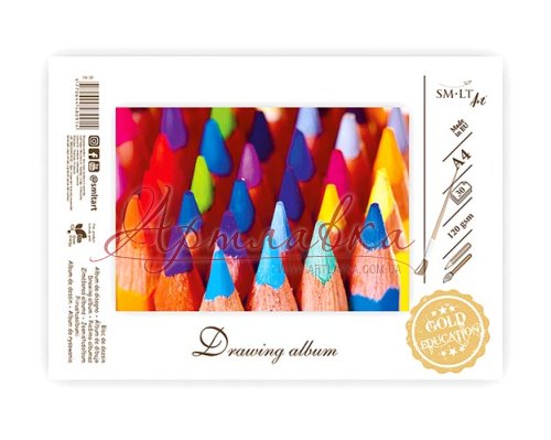 Альбом-склейка для ескізів Smiltainis, А4, 120г/м2, 30арк
