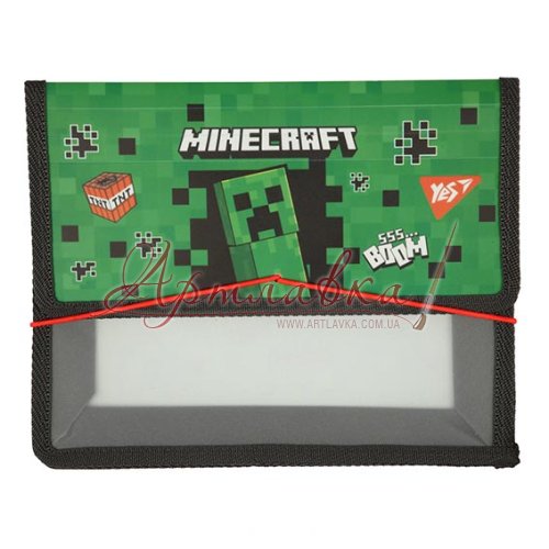 Папка для тетрадей Yes пластиковая на резинке В5 Minecraft