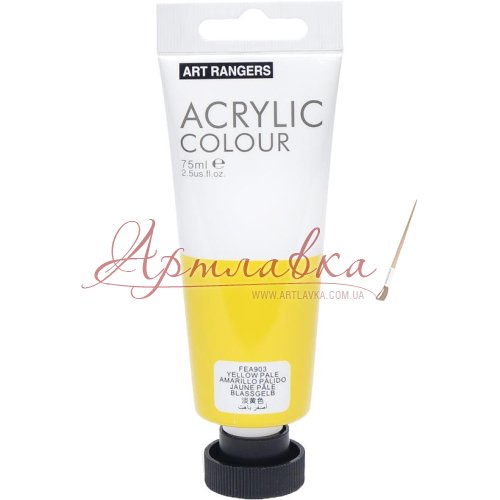 Краска акриловая Art Ranger,Yellow pale, 75мл