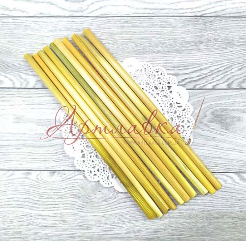 Солома для декора и плетения, 20см, 100шт/уп Солома для декора и плетения, 20см, 100шт/уп