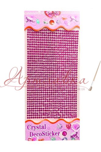 Стразы клеевые Розовые, 4мм, 1000шт