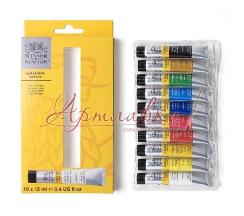 Набор акриловых красок 10х12 мл Galeria Acrylic Colour Access Set W&N