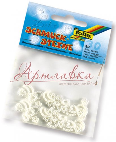 Камни декоративные Перламутровые изделия, 30шт/уп, ассорти