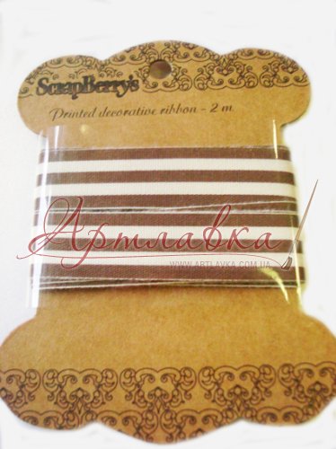 Лента хлопковая Полоски, 1,5см*2м