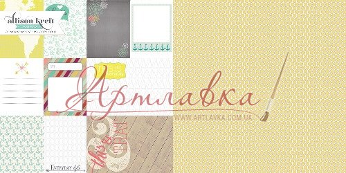 Бумага для скрапбукинга Каждый день, 30*30 см.