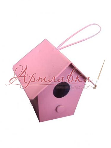 Мини-скворечник, метал, 5см