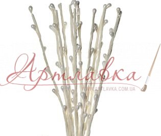 Штучні гілочки, жовті, 20 см, 12шт/уп