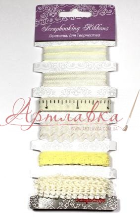 Набор лент Шебби оттенки