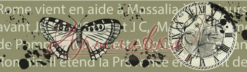 Скотч бумажный Время бабочек 15мм*8м