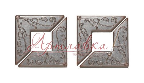 Набор металлических уголков Классика, бронза