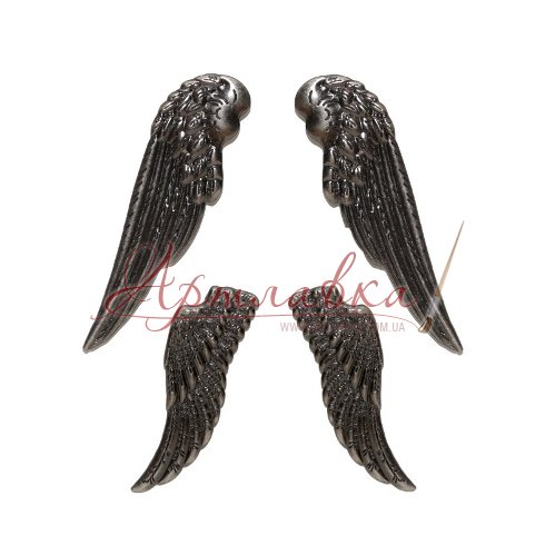 Набор металлических ангельских крыльев, серебро