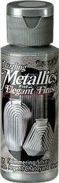 Акриловая краска Dazzling Metallics, Искристое серебро, 60мл
