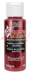 Краска с блестками Premium Glamour Dust Красный искрящий , 60мл