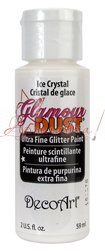 Краска с блестками Premium Glamour Dust  Кристальный лед, 60мл