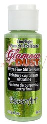 Краска с блестками Premium Glamour Dust  Зеленый лайм, 60мл