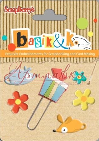 Набор декоративных  брадсов Басик. Кошки-мышки