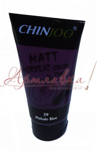 Акриловая краска Acrylic Color, Синяя ФЦ, 75 мл