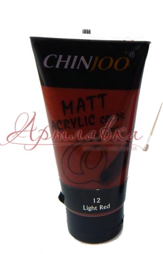 Акриловая краска Acrylic Color, Красная светлая, 75 мл