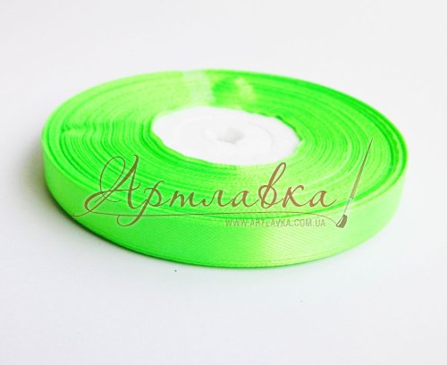 Лента атласная Салатовая, 1см*1м