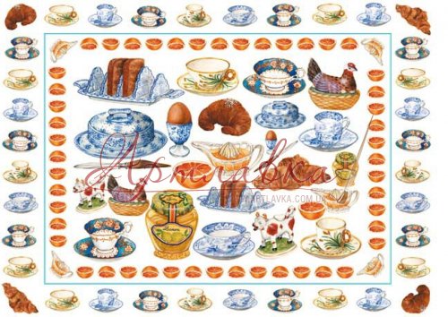 Декупажна карта Сніданок, 60г/м, 50*70см
