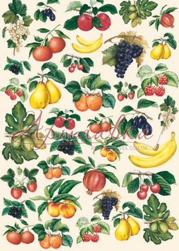 Декупажная карта Фрукты, 60г/м, 50*70см